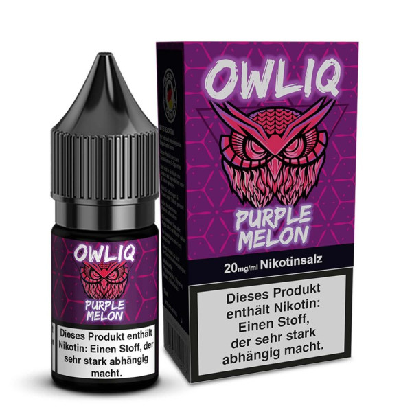 OWLIQ Nikotinsalz Liquid - Purple Melon - 10ml