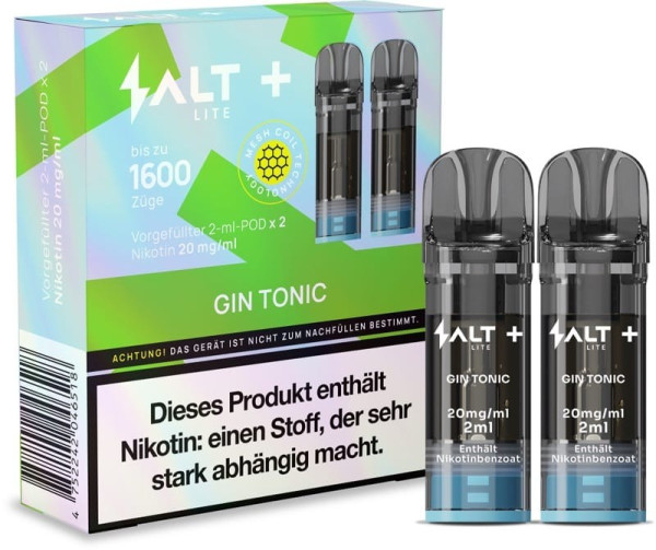SALT Plus Lite Pods Gin Tonic 20mg/ml