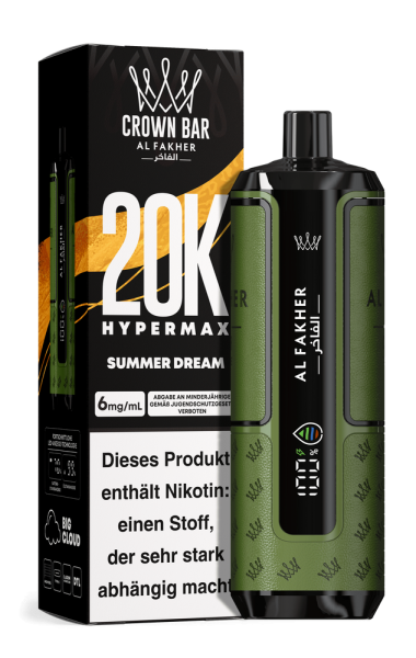 Al Fakher Hypermax 20000 - Summer Dream - 6mg Nikotingehalt