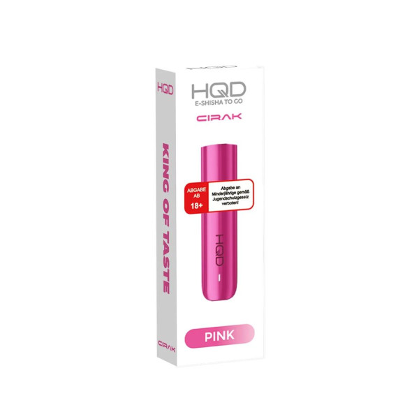 HQD Cirak - Pod Kit - 370 mAh Akku - Farbe: Pink