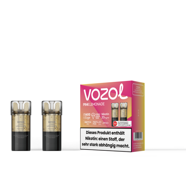 VOZOL Switch Pro Pink Lemonade 20mg Nikotin 2er Pack