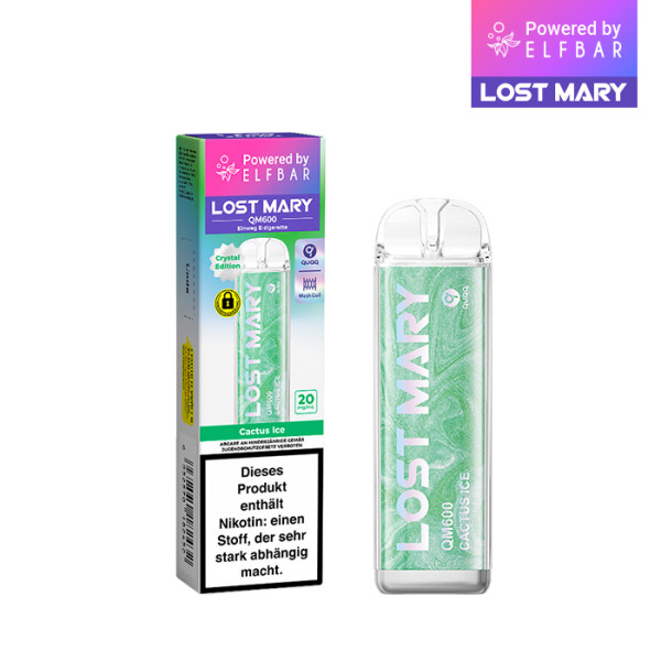 ELFBAR Lost Mary QM600 - Cactus Ice 20mg Nikotin