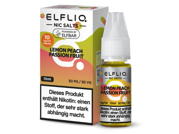 Liquid Lemon Peach Passion Fruit - Elfliq by Elf Bar