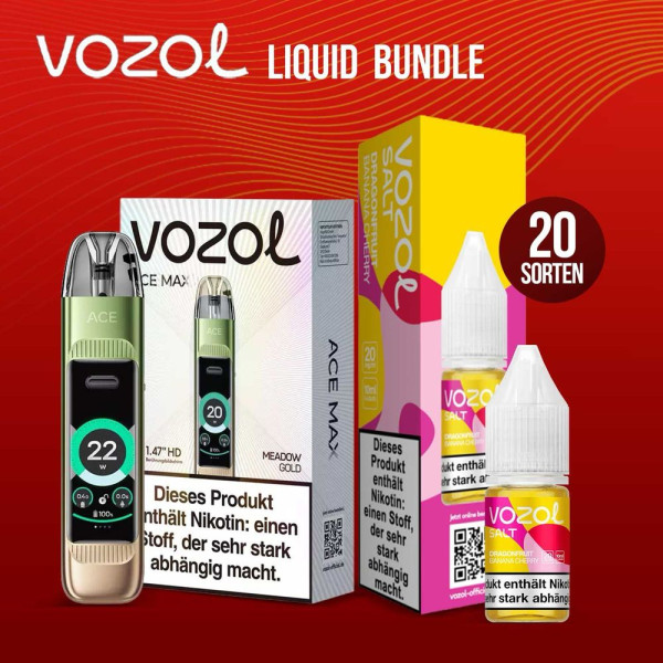Vozol Ace Max + Vozol Liquid - Set Bundle