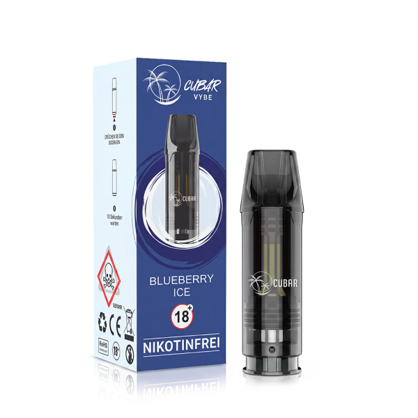 Cubar Prefilled Pods - Blueberry Ice - Nikotinfrei