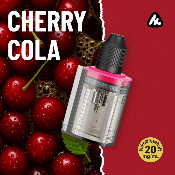 Mevol S Refill Container - Cherry Cola - 20mg/ml - 10ml