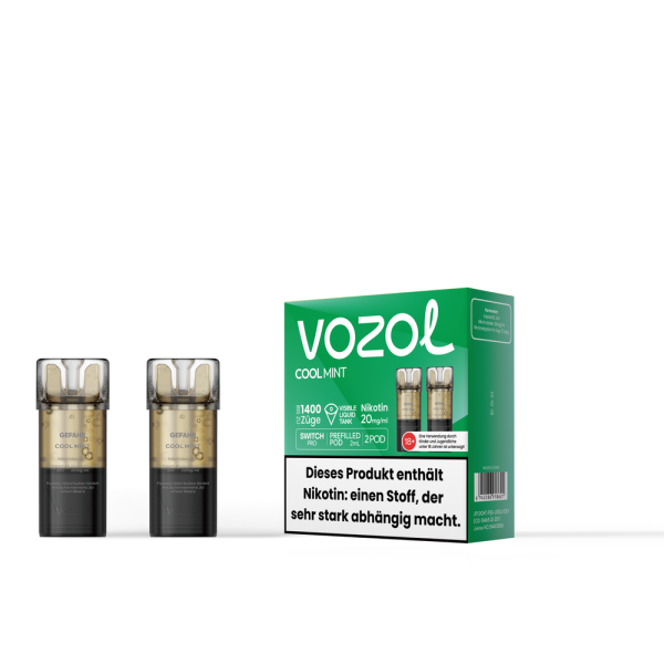 VOZOL Switch Pro Cool Mint 20mg Nikotin 2er Pack