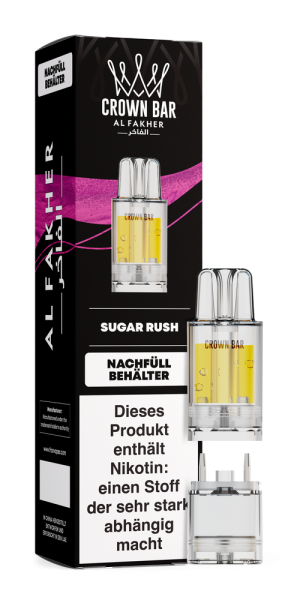 Al Fakher 12K PRO MAX Pod - Sugar Rush - 20mg Nikotingehalt