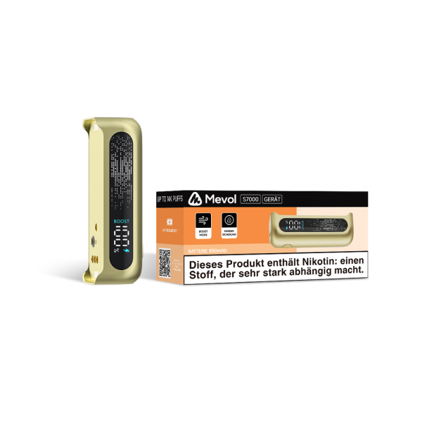 Mevol S7000 Akkuträger 850mAh - Farbe: Gold