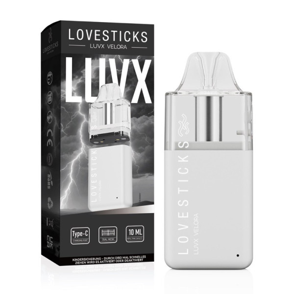 Lovestick LUVX Velora Pod Kit - 1200 mAh Farbe: White