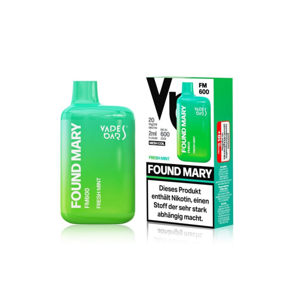 Found Mary FM600 - Fresh Mint 20mg Nikotingehalt