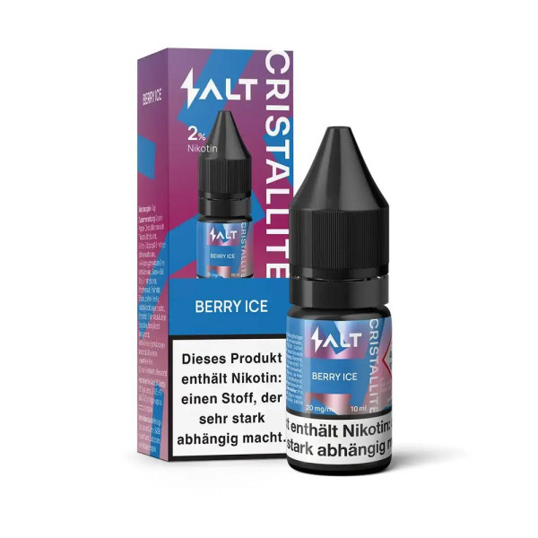 Salt Cristallite Liquid 10ml - Berry Ice - 20mg/ml Nikotinstärke
