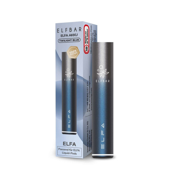 ELFBAR ELFA Pod Kit 500 mAh Akku - Twilight Blue