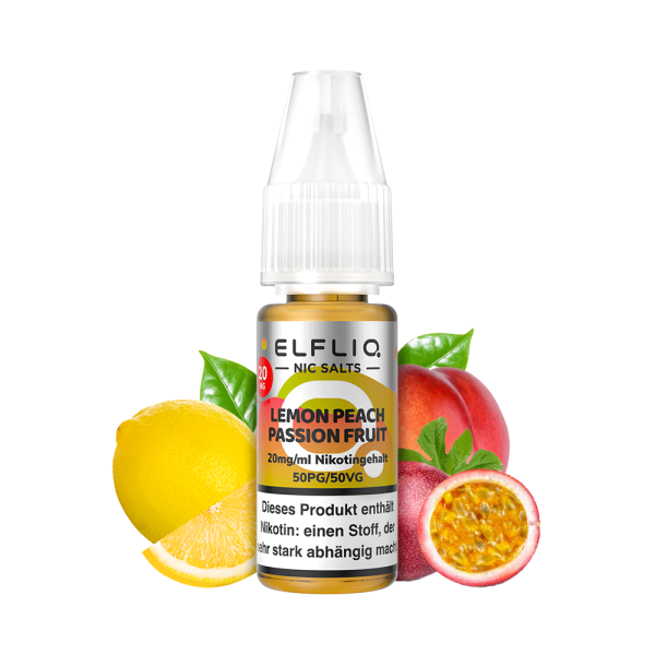 Liquid Lemon Peach Passion Fruit - Elfliq by Elf Bar