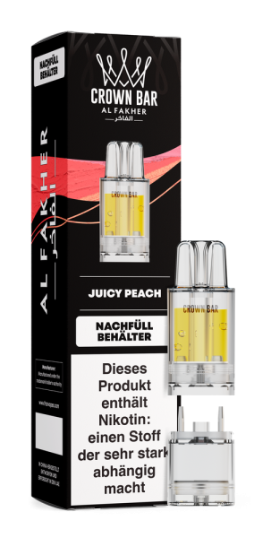 Al Fakher 12K PRO MAX Pod - Juicy Peach - 20mg Nikotingehalt