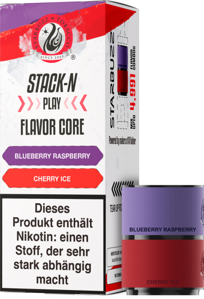 Star Buzz Pod Blueberry Raspberry und Cherry Ice - 2er Pack - 20mg