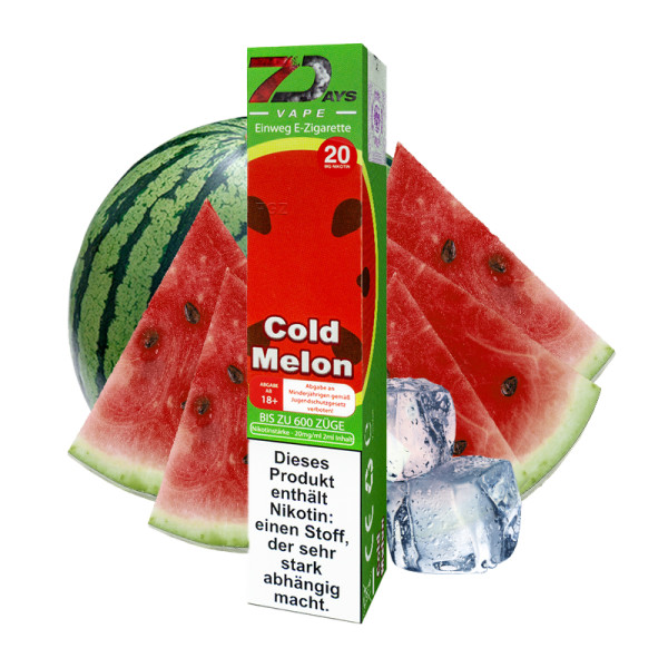 7Days Vape - Cold Melon 20mg/ml 