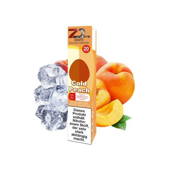 7Days Vape - Cold Peach 20mg/ml 