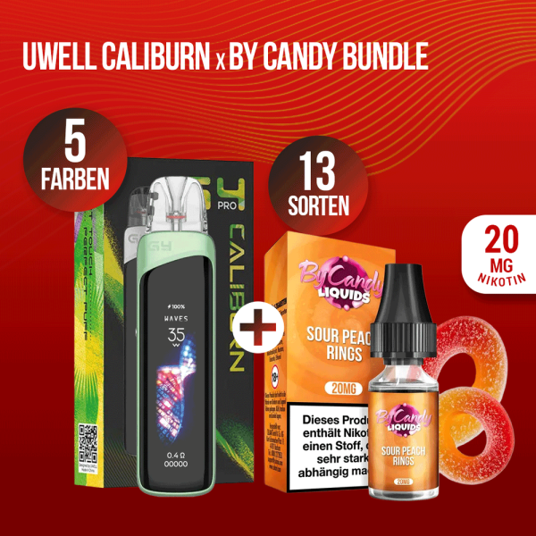 Uwell Caliburn G4 Pro + By Candy Liquid - Bundle