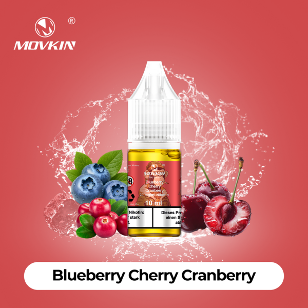 Movkin Liquid - Blueberry Cherry Cranberry - 10ml