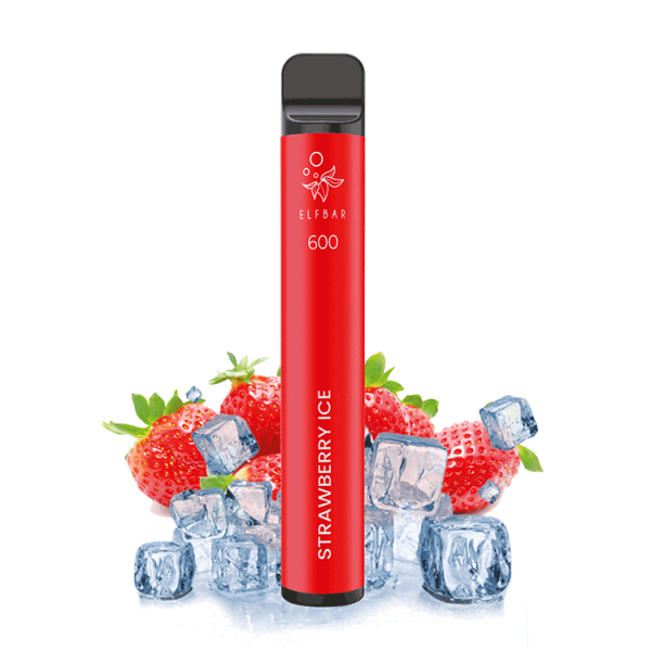 ELFBAR 600 Strawberry Ice Nikotinfrei