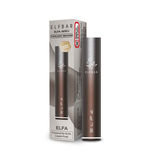 ELFBAR ELFA Pod Kit 500 mAh Akku - Twilight Brown