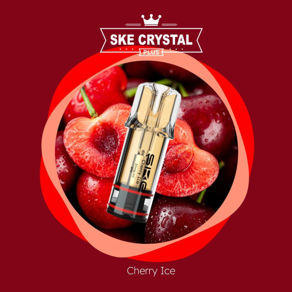 SKE Crystal PLUS Cherry Ice 2% Nikotin 2er Pack