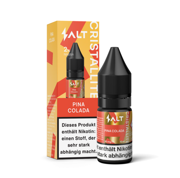 Salt Cristallite Liquid 10ml - Pina Colada - 20mg/ml Nikotinstärke
