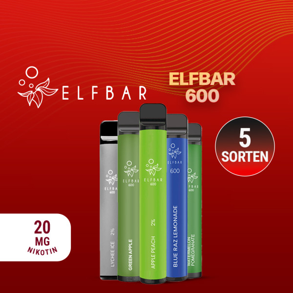 ELFBAR 600 - 20mg Nikotin