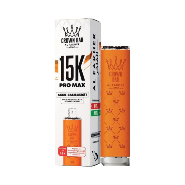 Al Fakher 15K PRO MAX Basisgerät - Farbe: Orange