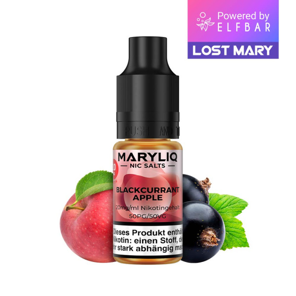 Lost Mary Maryliq - Blackcurrant Apple - 10ml Nikotinsalz Liquid
