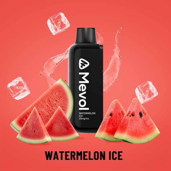 Mevol S7000 Watermelon lce 2ml Pod + 10ml E-Liquid Tank