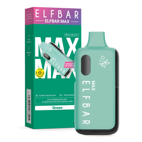 ELFBAR MAX Pod Kit - Farbe: Green
