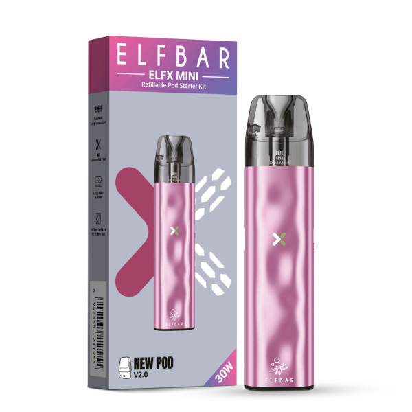 ELFBAR ELFX Mini - Pod Kit - 1000 mAh Farbe: Pink