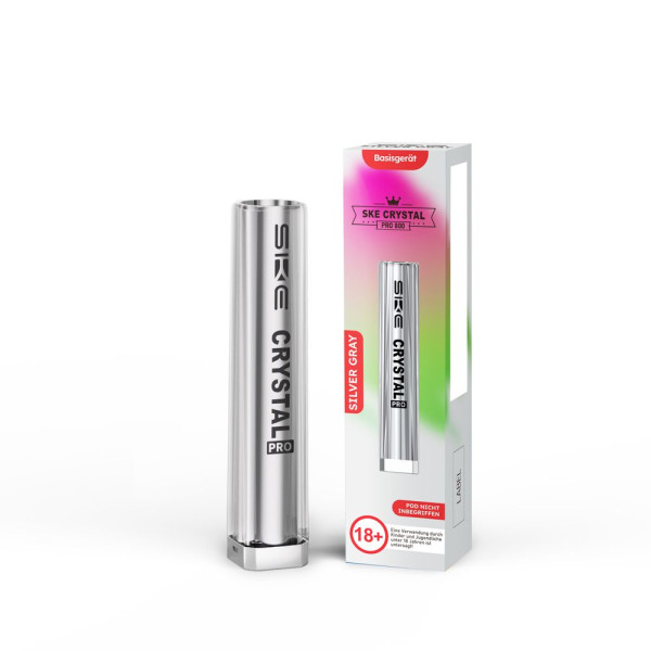 SKE Crystal Pro 800 - Pod Kit - Farbe: Silver Gray