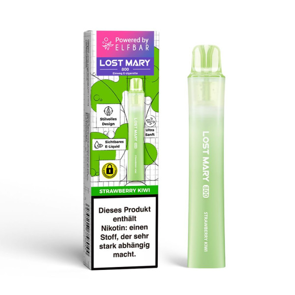 Lost Mary 800 Strawberry Kiwi 20mg Nikotin Einweg Vape