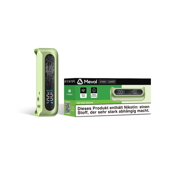 Mevol S7000 Akkuträger 850mAh - Farbe: Green