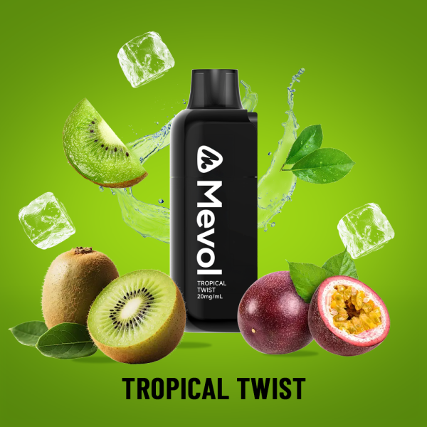 Mevol S7000 Tropical Twist 2ml Pod + 10ml E-Liquid Tank