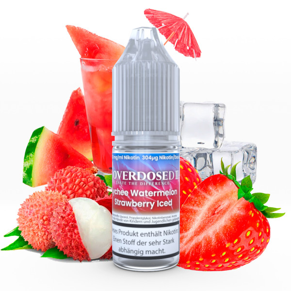 Liquid Lychee Watermelon Strawberry Iced - Overdosed