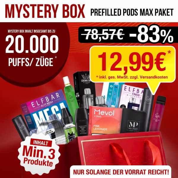 Mystery Tüte - Prefilled Pods Max Paket
