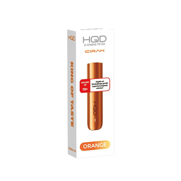 HQD Cirak - Pod Kit - 370 mAh Akku - Farbe: Orange