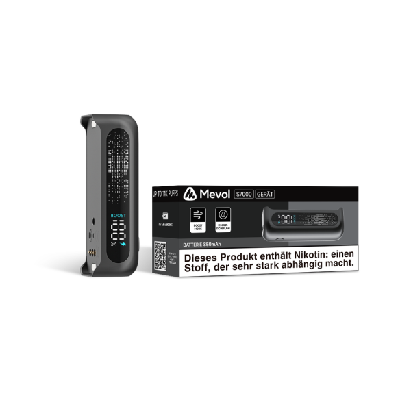Mevol S7000 Akkuträger 850mAh - Farbe: Graphite