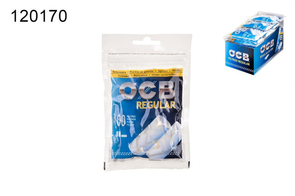 OCB Drehfilter Regular 7,5 mm, Beutel á 100 Filter
