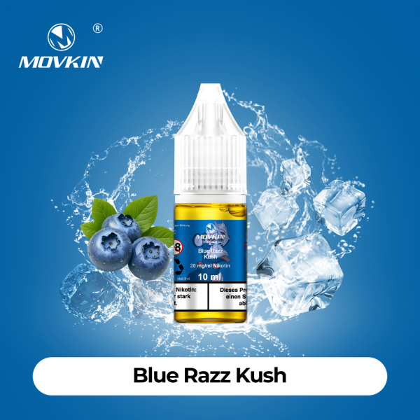 Movkin Liquid - Blue Razz Kush - 10ml