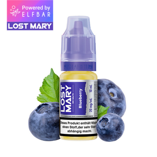 ELFBAR LOST MARY Liquid (NicSalt) Blueberry 10ml