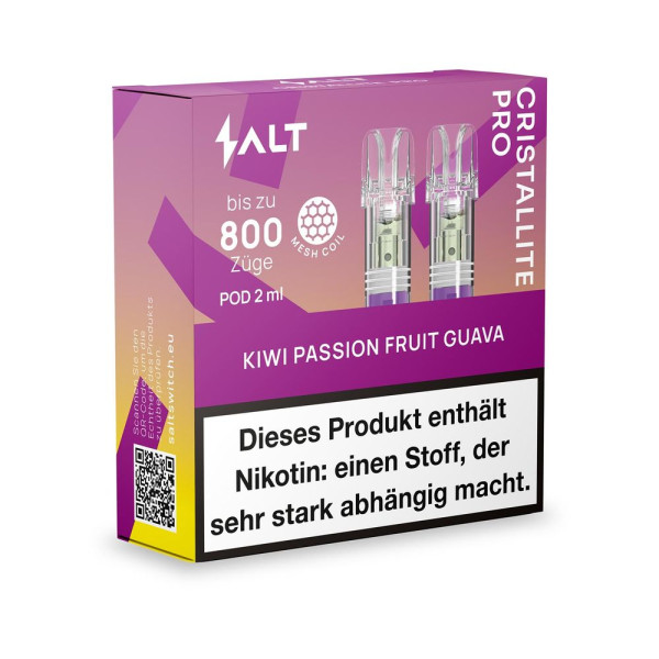 Salt Cristallite Pro Pod 2er - Kiwi Passion Fruit Guava