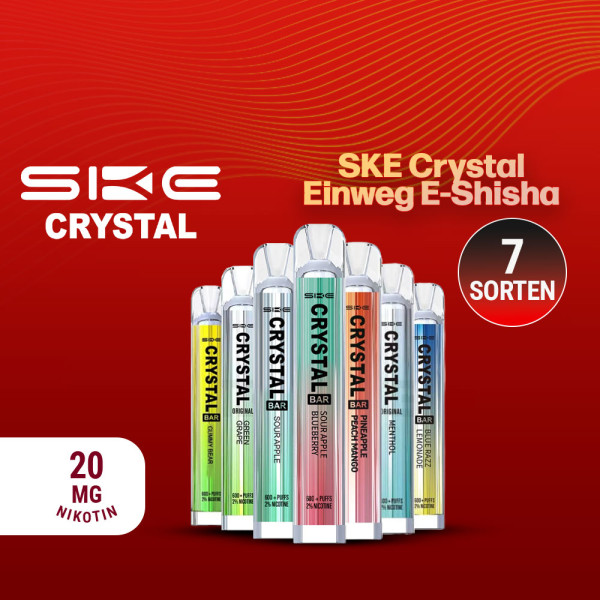 SKE Crystal Bar 600 - 7 Sorten