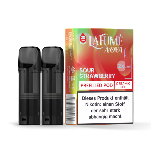 Lafume Nova Pods - Sour Strawberry 20mg Nikotin