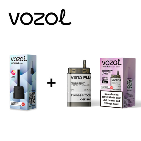 Vozol Vista Plug Ez Passionfruit Raspberry Orange Pod Set