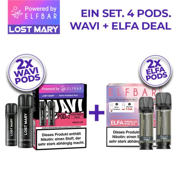 Elfbar Lost Mary WAVI + Elfbar ELFA Pod Deal